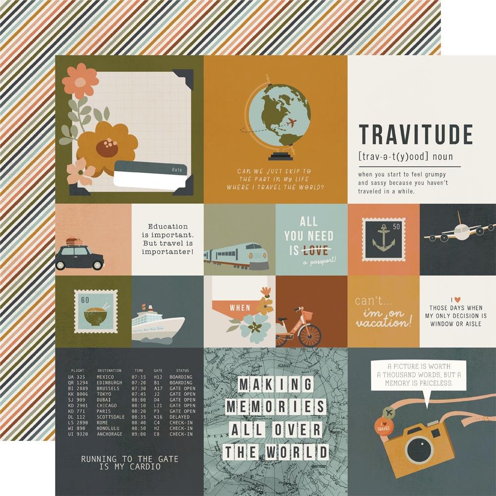 Simple Stories Here + There - 2x2 & 4x4 Elements