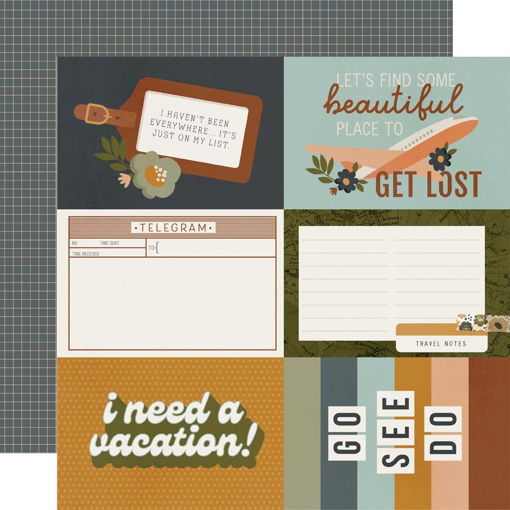 Simple Stories Here + There - 4x6 Elements
