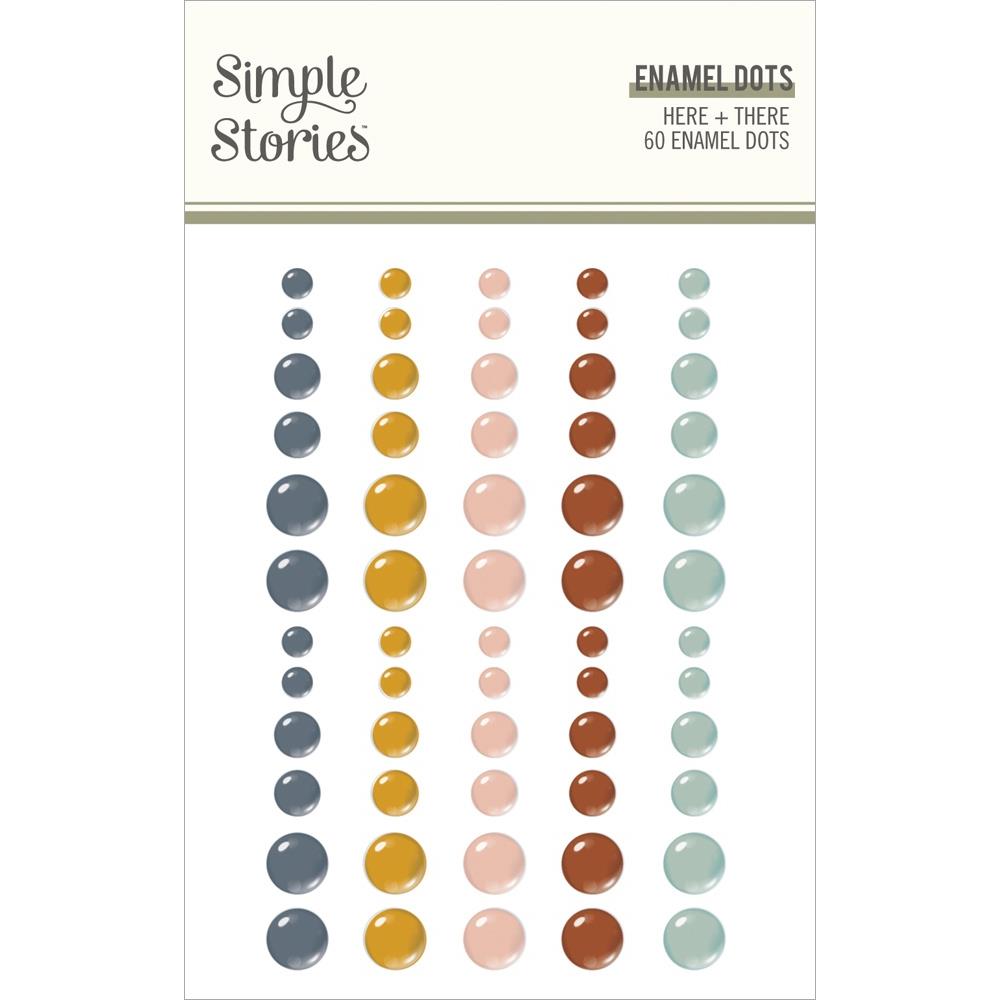 Simple Stories Here + There - Enamel Dots