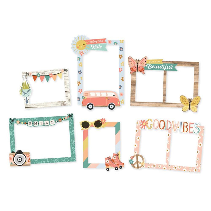 Simple Stories Boho Sunshine - Chipboard Frames