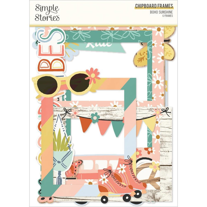 Simple Stories Boho Sunshine - Chipboard Frames