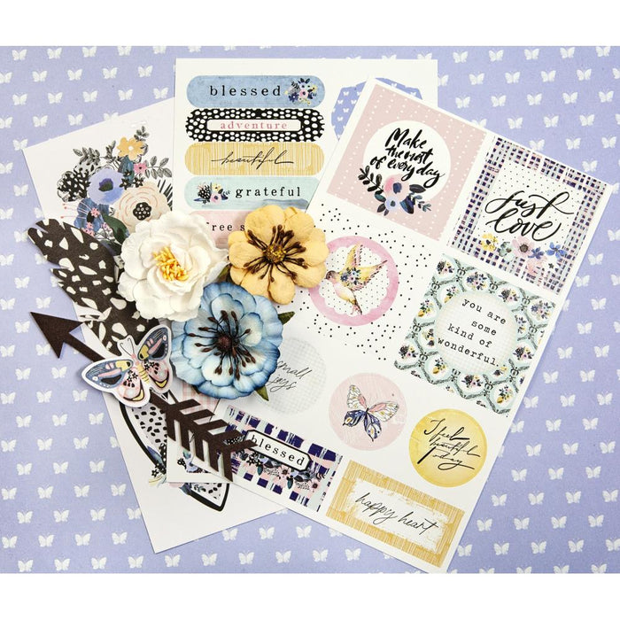 Prima Spring Abstract - Cut Out & Sticker Sheets
