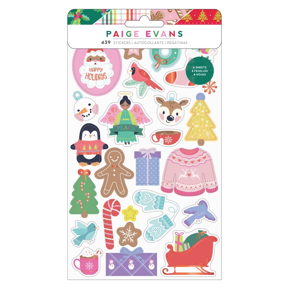 American Crafts Paige Evans Sugarplum Wishes - Sticker Book