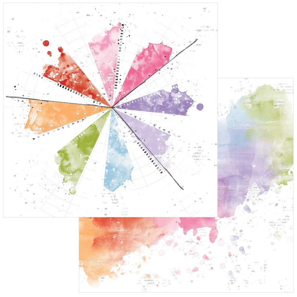 49 & Market Spectrum Gardenia - Painted Foundations Pinwheel