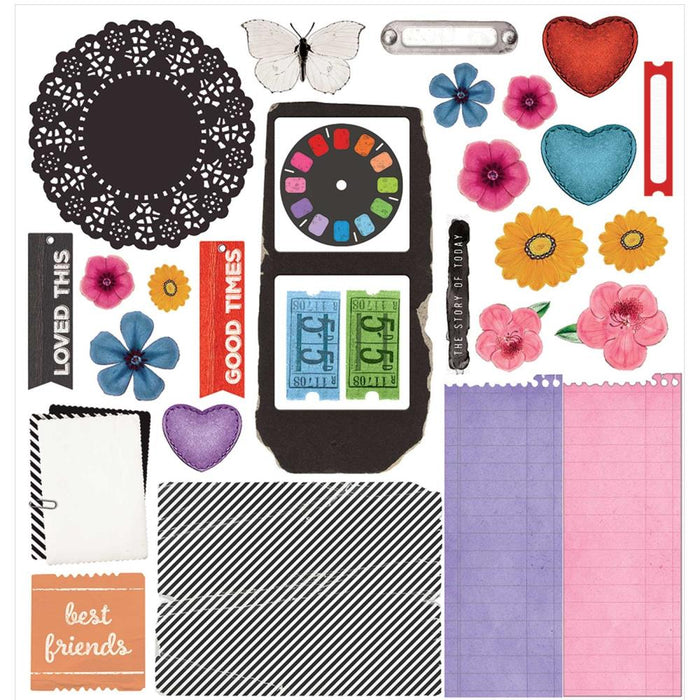 49 & Market Spectrum Gardenia - 12x12 Painted Foundations Collection Pack