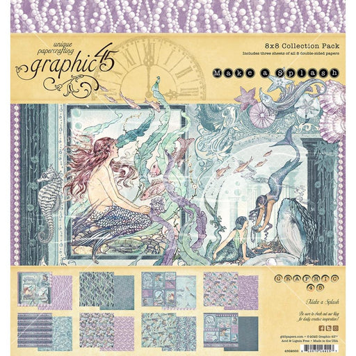 Graphic 45 Make A Splash - 8x8 Pad