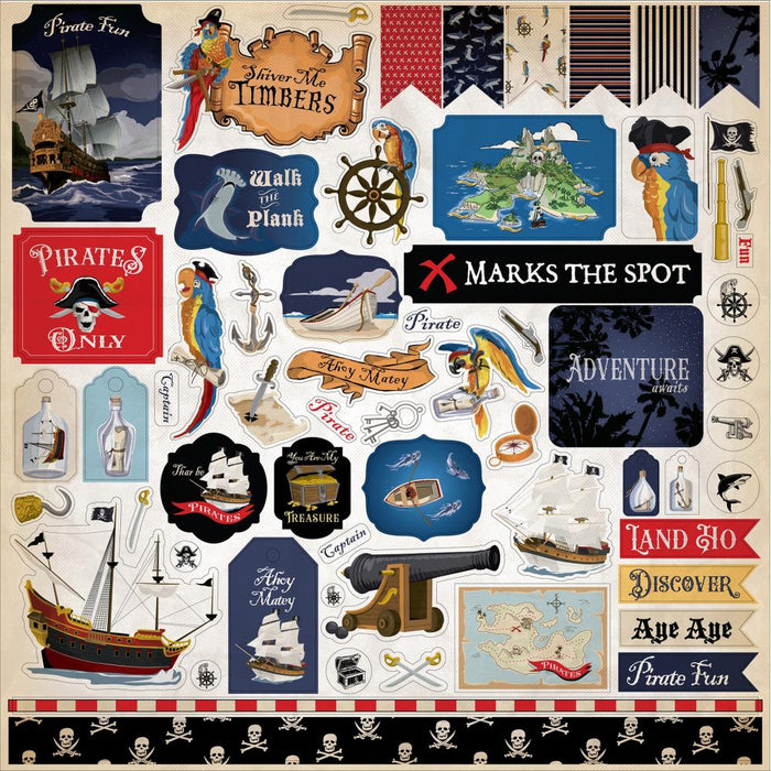 Carta Bella Pirates - Element Stickers