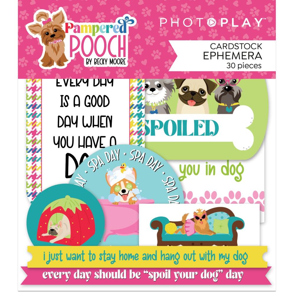 Photoplay Pampered Pooch - Ephemera Die-Cuts