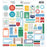 Pinkfresh Studio Tourist Mode - Cardstock Stickers