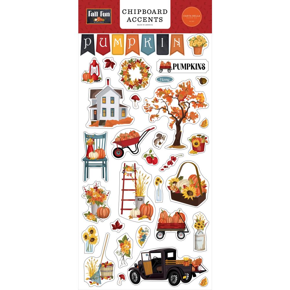 Carta Bella Fall Fun - Chipboard Accents