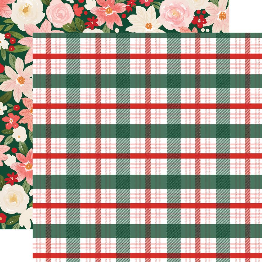 Carta Bella Christmas Flora - Peaceful Plaid