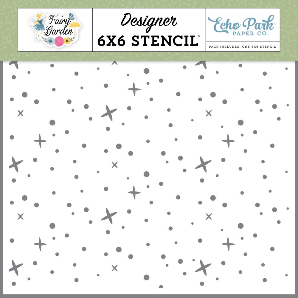 Echo Park Fairy Garden - Sparkle Wherever You Go Stencil