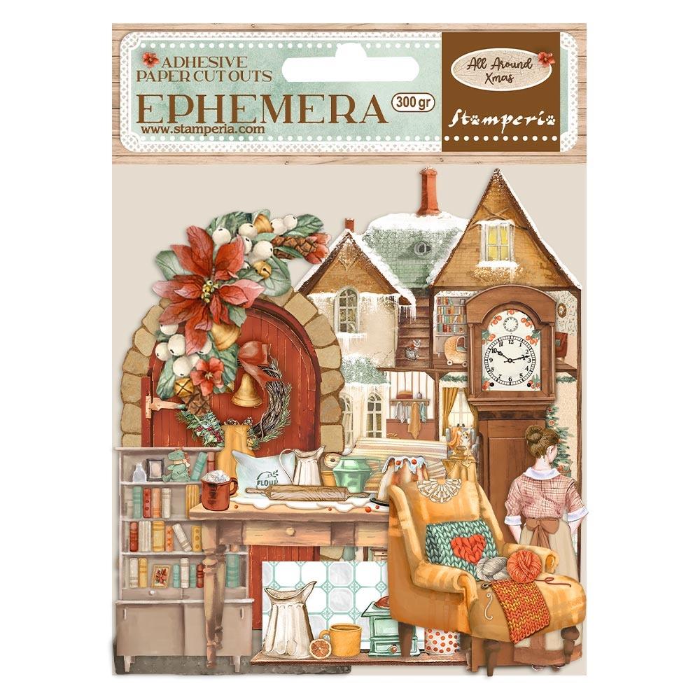 Stamperia All Around Christmas - Adhesive Paper Ephemera