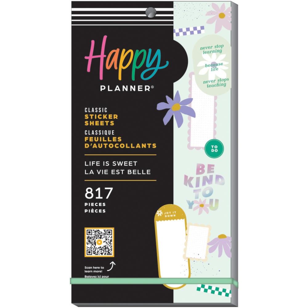 Me & My Big Ideas Happy Planner Sticker Value Pack - Life Is Sweet Classic