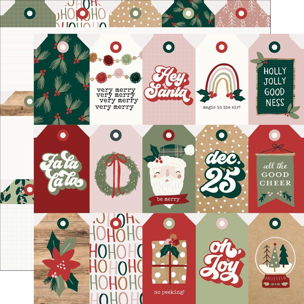 Simple Stories Boho Christmas - Tag Elements