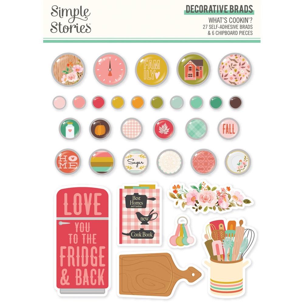 Simple Stories What's Cookin' - Decorative Brads