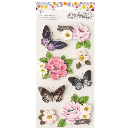 Crate Paper Moonlight Magic - Dimensional Stickers