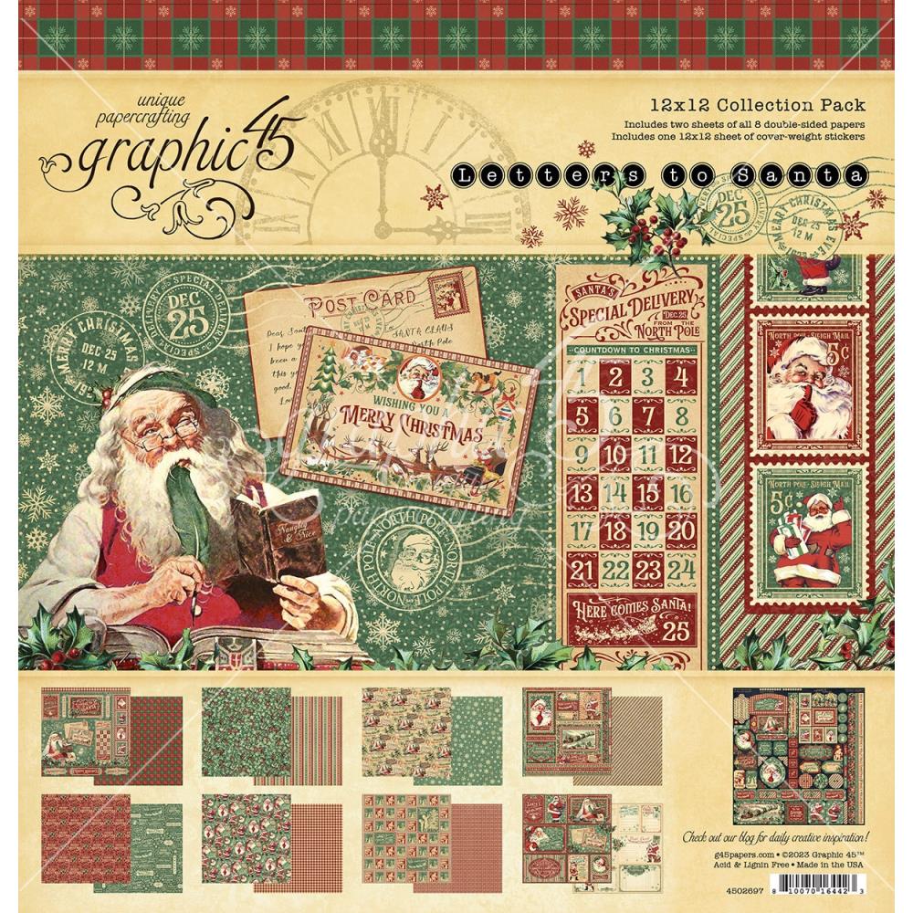 Carta Bella Paper - Letters To Santa Collection - Designer Dies - Merry  Christmas Script