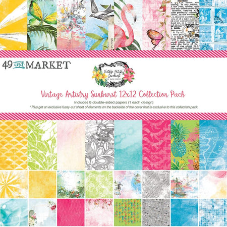 49 & Market Vintage Artistry Sunburst - 12x12 Collection Pack