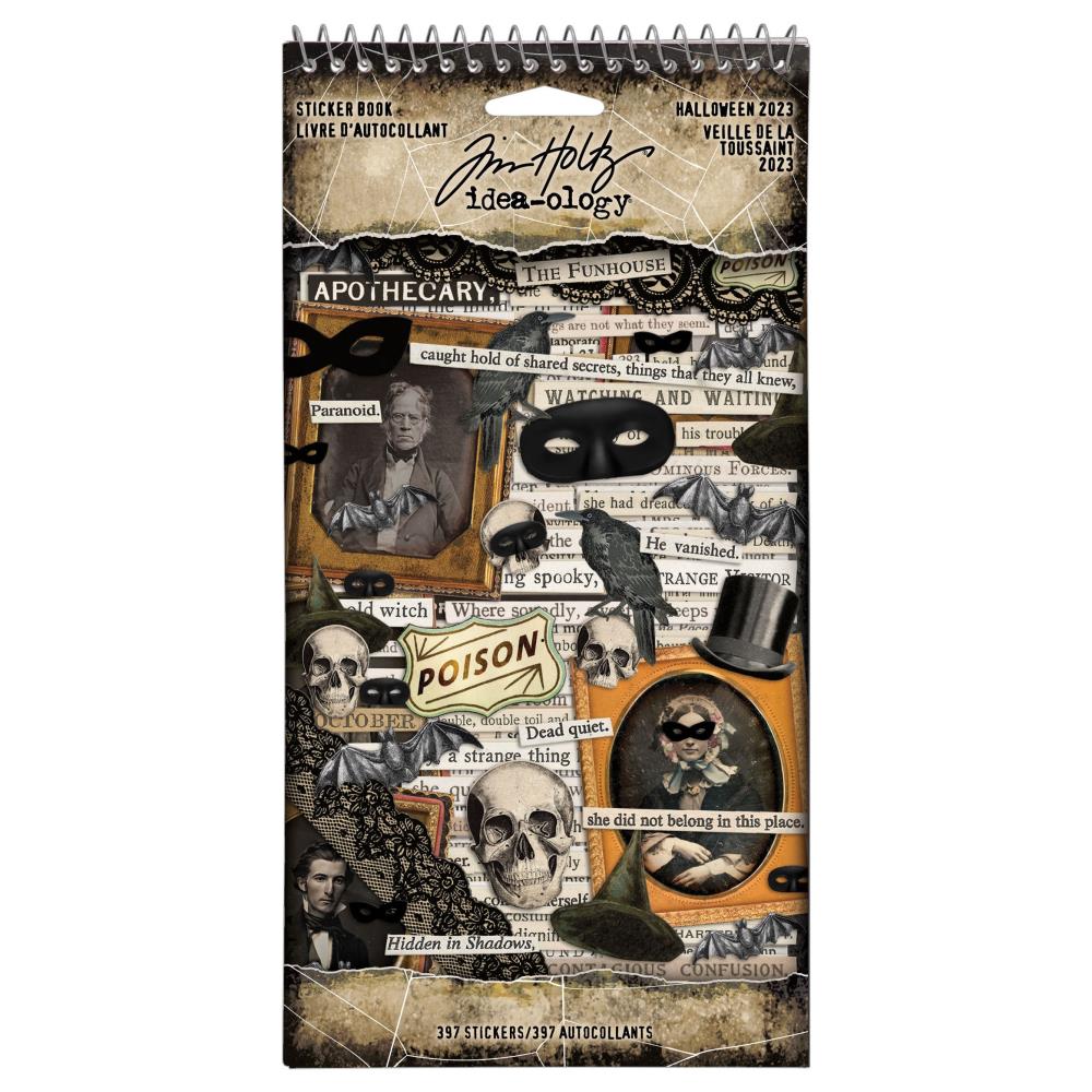 Tim Holtz Idea-ology - Halloween Sticker Book