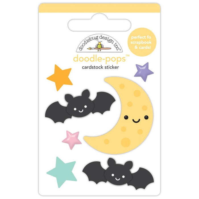 Doodlebug Design Sweet & Spooky - October Sky Doodle-Pops 3D Sticker