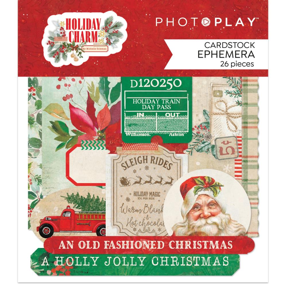 Photoplay Holiday Charm - Ephemera Die-Cuts