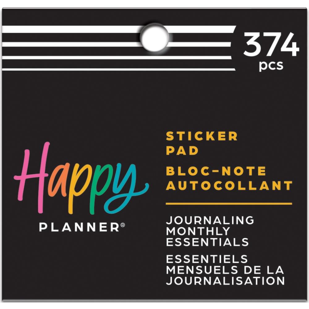 Me & My Big Ideas Happy Planner - Tiny Sticker Pad Journaling Monthly Essentials