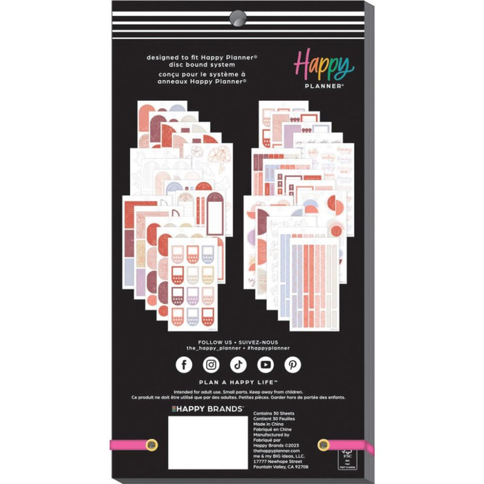 Me & My Big Ideas Happy Planner - Peony & Sky Faith Sticker Value Pack