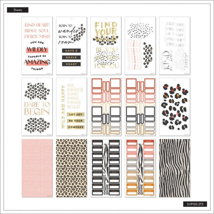 Me & My Big Ideas Happy Planner - Kind & Wild Sticker Value Pack