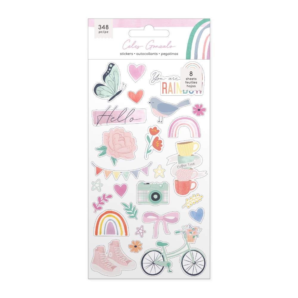 American Crafts Rainbow Avenue - Sticker Book