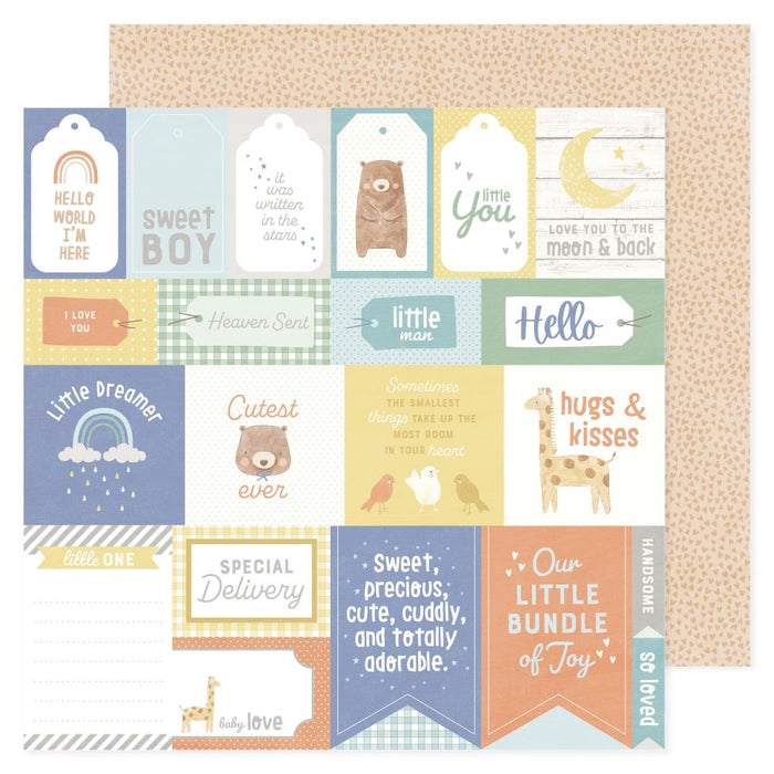 American Crafts Hello Little Boy - Little Bundle