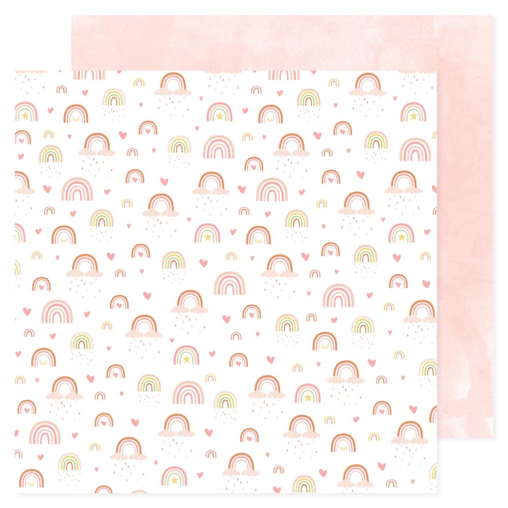 American Crafts Hello Little Girl - Rainbows