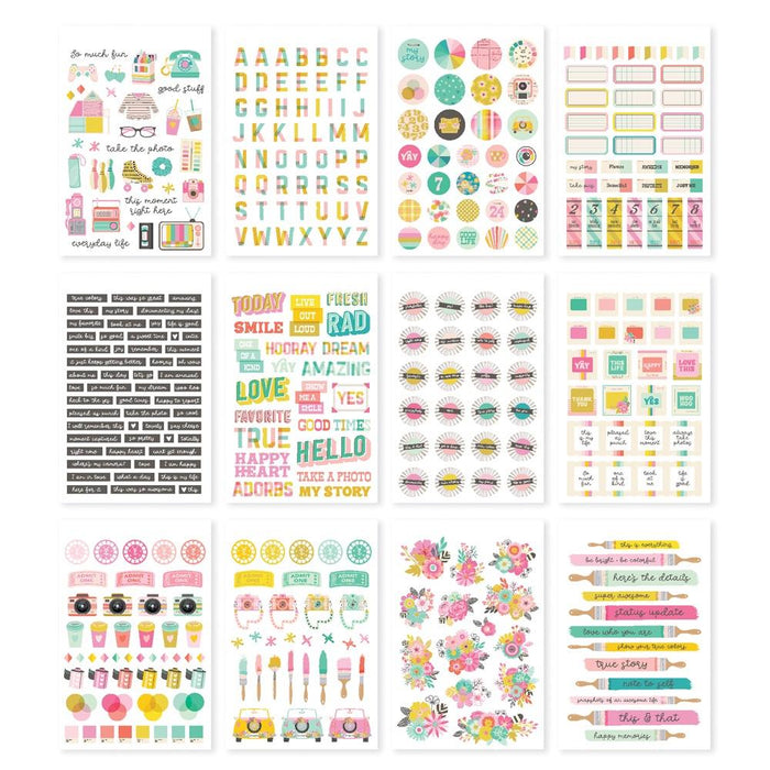 Simple Stories True Colors - Sticker Book