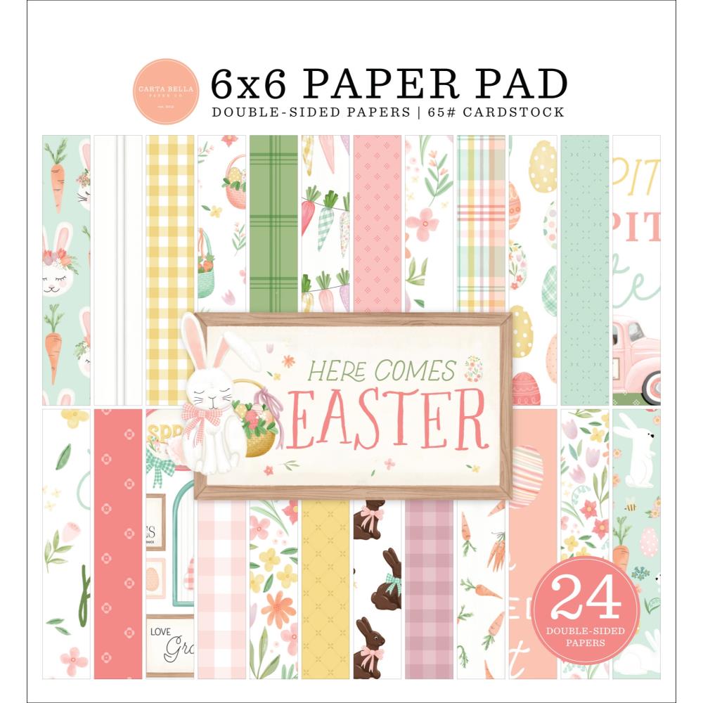Carta Bella Here Comes Easter - 6x6 Pad