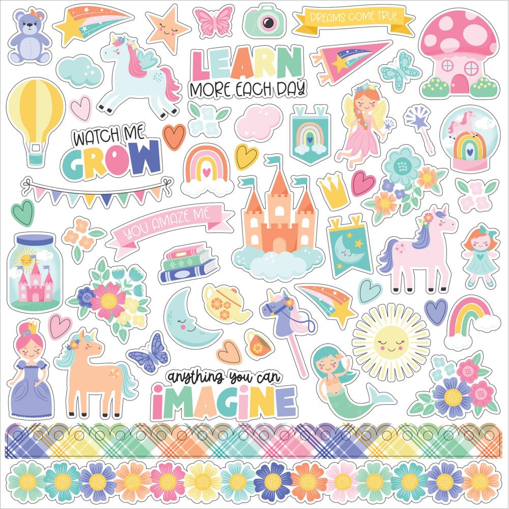 Echo Park My Little Girl - Element Stickers