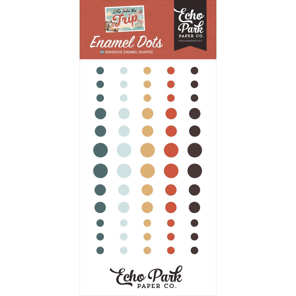 Echo Park Let's Take The Trip - Enamel Dots