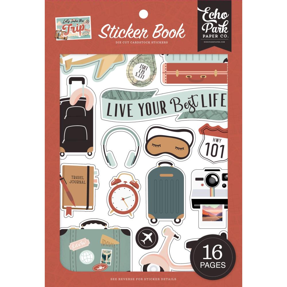Echo Park Let's Take The Trip - Sticker Book