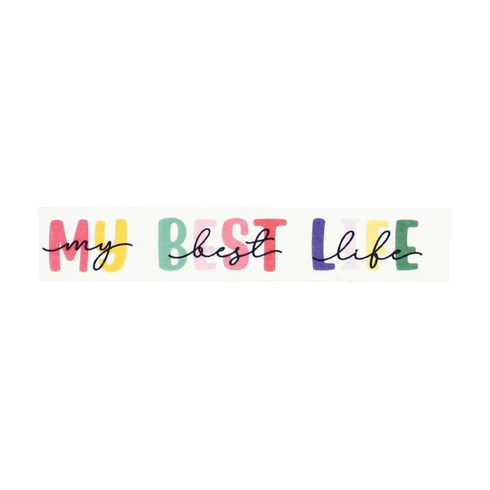 Echo Park My Best Life - Words Washi Tape