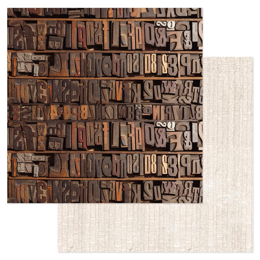 American Crafts Cedar House - Letterpress