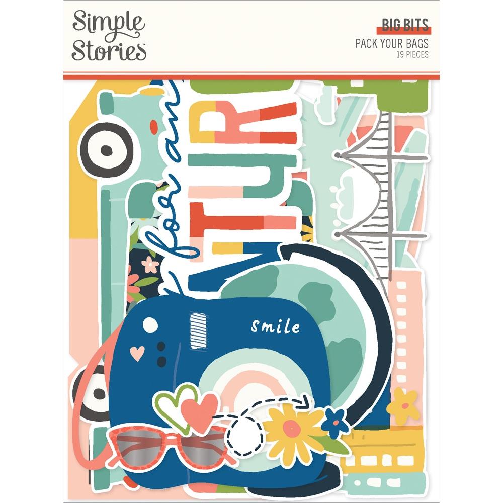 Simple Stories Pack Your Bags - Big Bits & Pieces