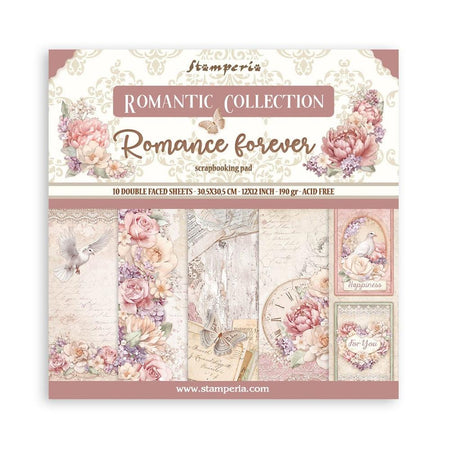 Stamperia Romance Forever - 12x12 Paper Pack