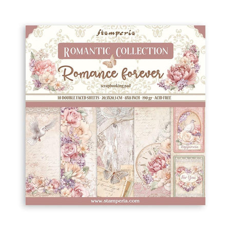 Stamperia Romance Forever - 8x8 Paper Pack