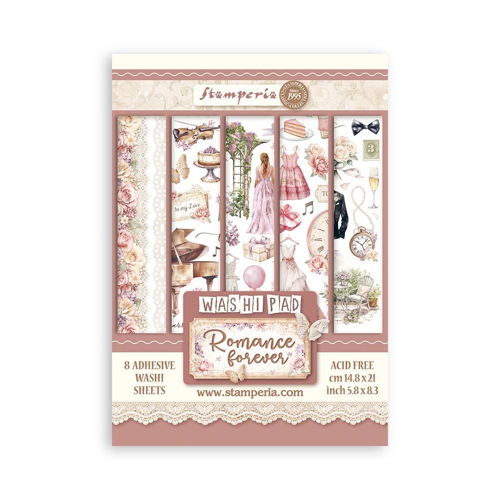 Stamperia Romance Forever - A5 Washi Pad