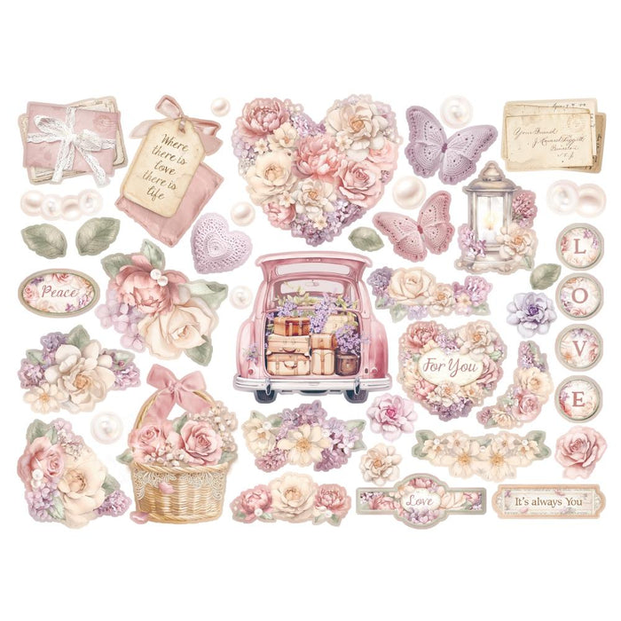 Stamperia Romance Forever - Assorted Die-Cuts Journaling Edition