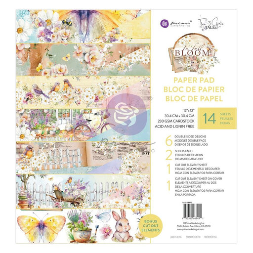 Prima In Full Bloom - 12x12 Paper Pack