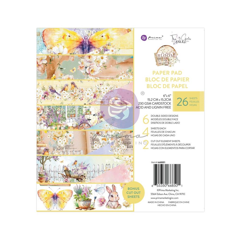 Prima In Full Bloom - 6x6 Paper Pack