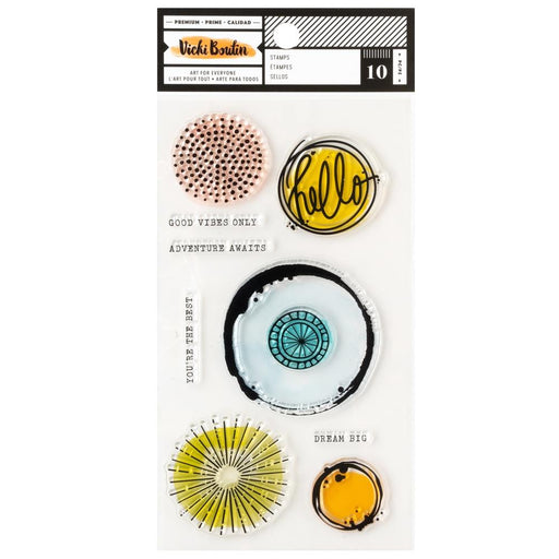 American Crafts Vicki Boutin Mixed Media - Clear Stamps Circles