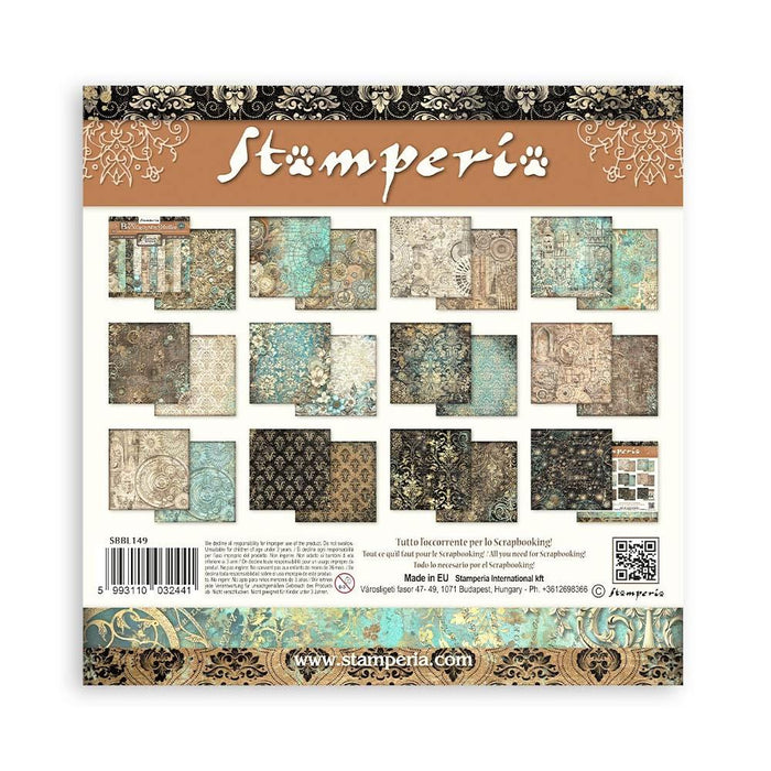 Stamperia Sir Vagabond In Fantasy World - 12x12 Maxi Backgrounds Paper Pack