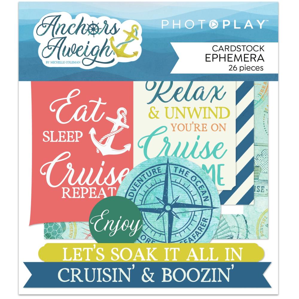 Photoplay Anchors Aweigh - Ephemera Die-Cuts