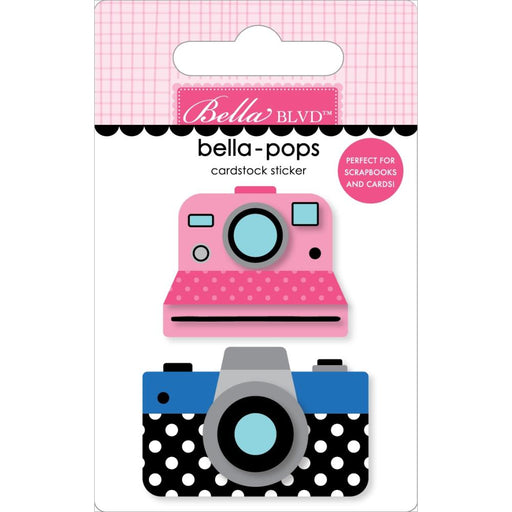 Bella Blvd Let's Scrapbook - Click! Click! Bella-Pops 3D Sticker